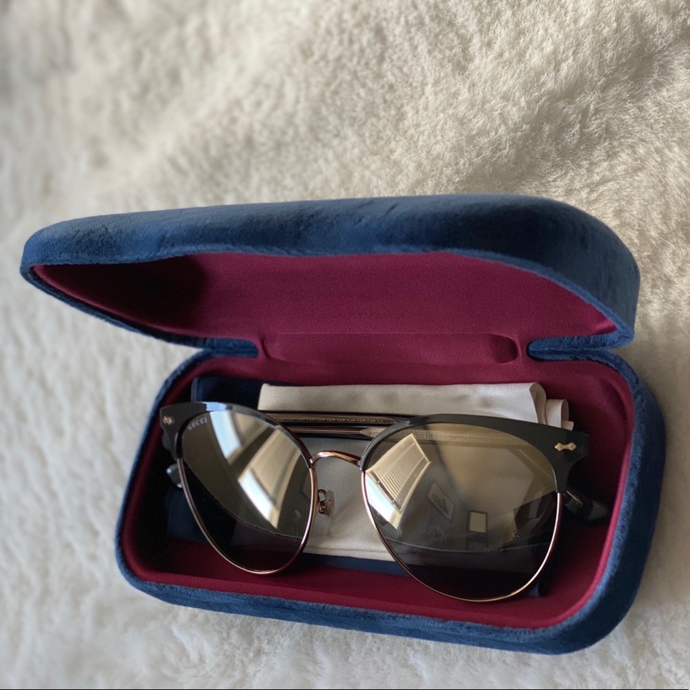 Gucci 58mm Clubmaster Sunglasses